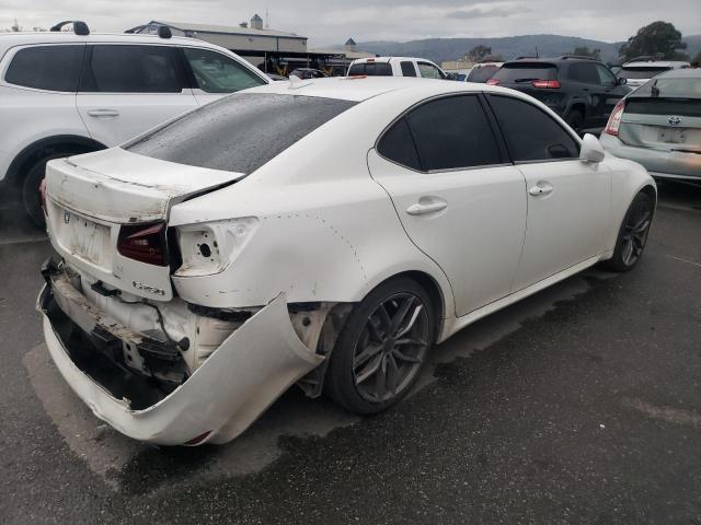 JTHBK262272050175 - 2007 LEXUS IS 250 WHITE photo 3