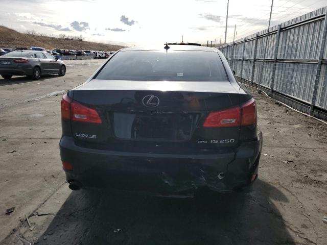 JTHCK262585017174 - 2008 LEXUS IS 250 BLACK photo 6