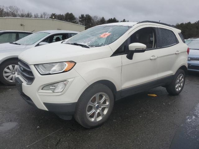 MAJ6P1ULXJC230912 - 2018 FORD ECOSPORT SE WHITE photo 1