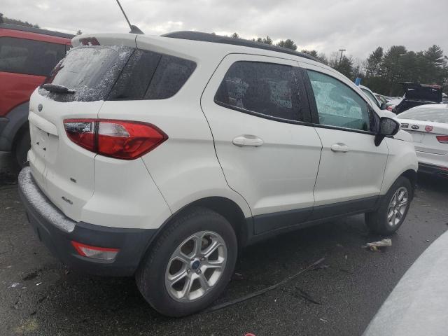 MAJ6P1ULXJC230912 - 2018 FORD ECOSPORT SE WHITE photo 3