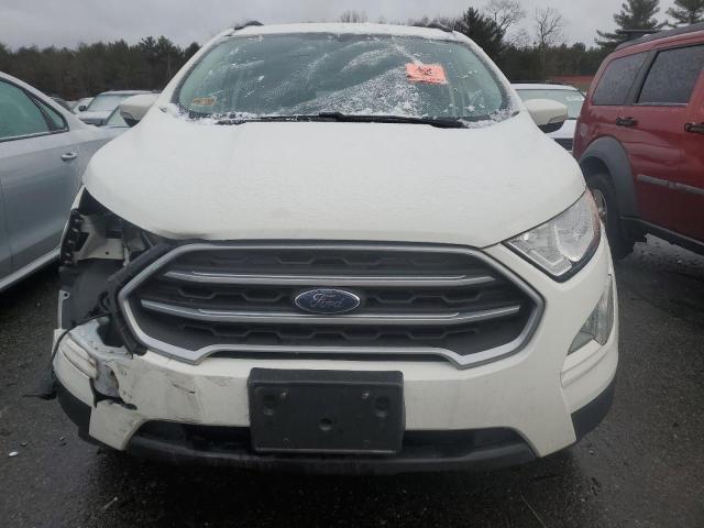 MAJ6P1ULXJC230912 - 2018 FORD ECOSPORT SE WHITE photo 5