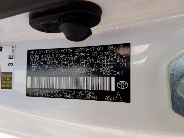 JTKJF5C71D3048192 - 2013 TOYOTA SCION TC Ağ foto 13