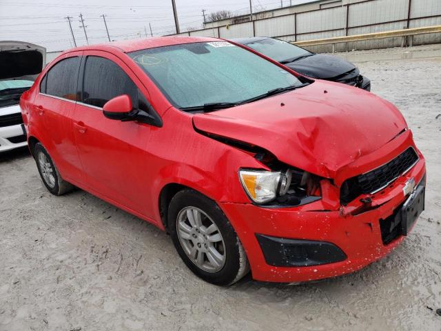 1G1JC5SH1E4200275 - 2014 CHEVROLET SONIC LT RED photo 4