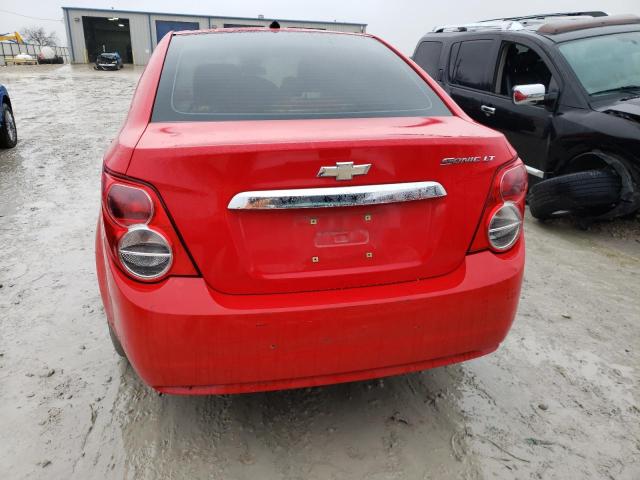 1G1JC5SH1E4200275 - 2014 CHEVROLET SONIC LT RED photo 6