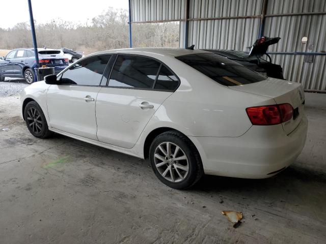 3VWDX7AJ6BM335998 - 2011 VOLKSWAGEN JETTA SE WHITE photo 2