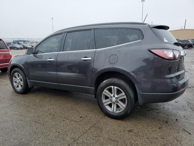 1GNKRGKDXFJ363889 - 2015 CHEVROLET TRAVERSE LT CHARCOAL photo 2