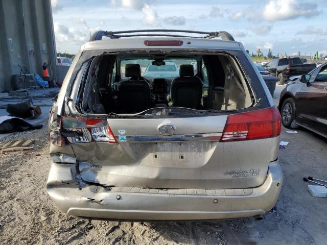 5TDBA22C74S019463 - 2004 TOYOTA SIENNA XLE TAN photo 6