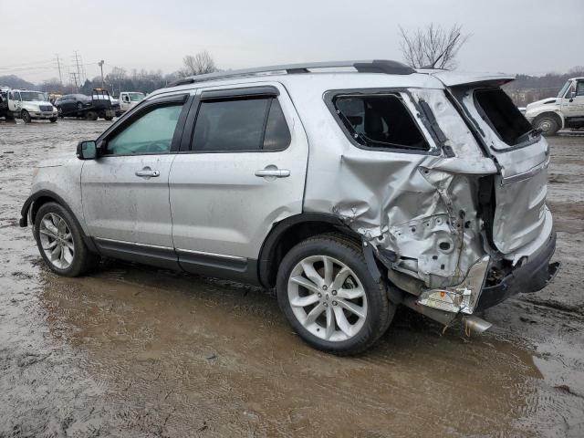 1FM5K8D88FGA81159 - 2015 FORD EXPLORER XLT SILVER photo 2