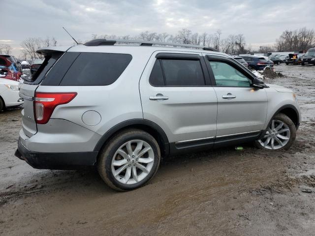 1FM5K8D88FGA81159 - 2015 FORD EXPLORER XLT SILVER photo 3