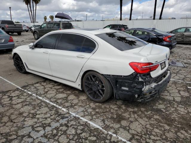 WBA7E4C59HGU99458 - 2017 BMW 740 XI WHITE photo 2