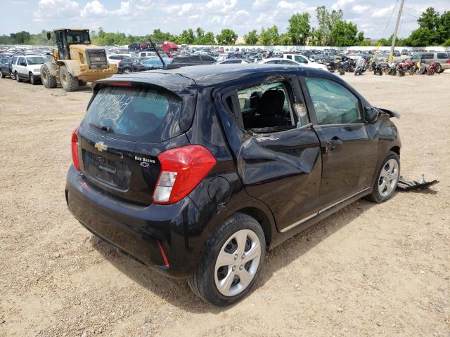 KL8CB6SA0KC763713 - 2019 CHEVROLET SPARK LS BLACK photo 4