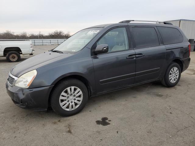 KNDMG4C72C6459027 - 2012 KIA SEDONA LX GRAY photo 1