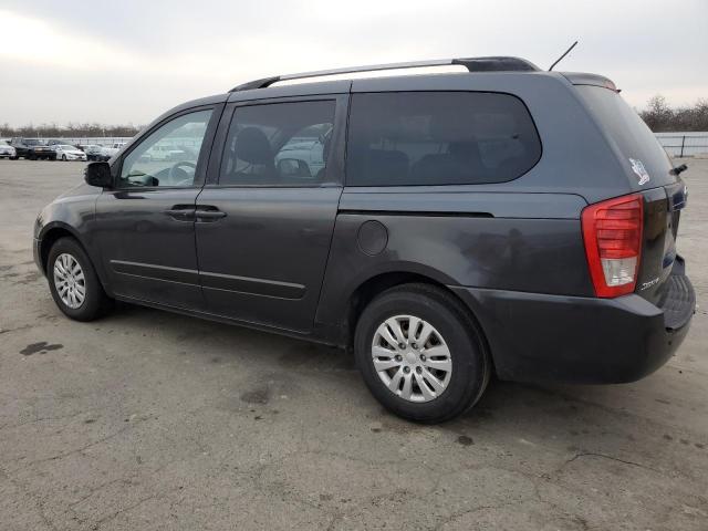 KNDMG4C72C6459027 - 2012 KIA SEDONA LX GRAY photo 2