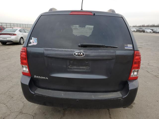 KNDMG4C72C6459027 - 2012 KIA SEDONA LX GRAY photo 6