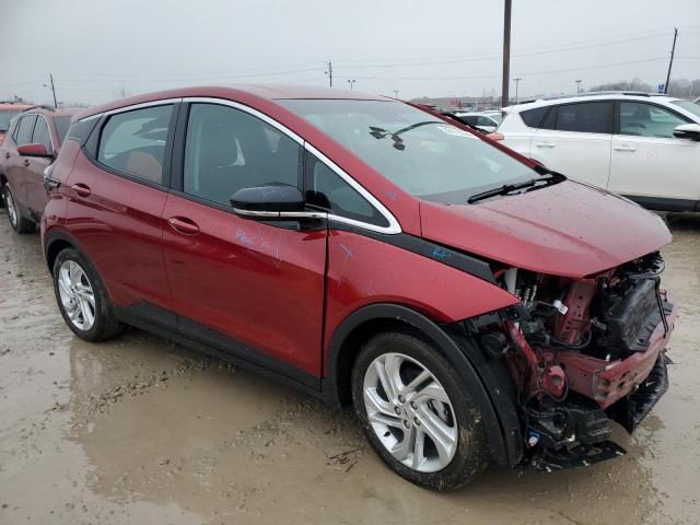 1G1FW6S08P4202105 - 2023 CHEVROLET BOLT EV 1LT RED photo 4