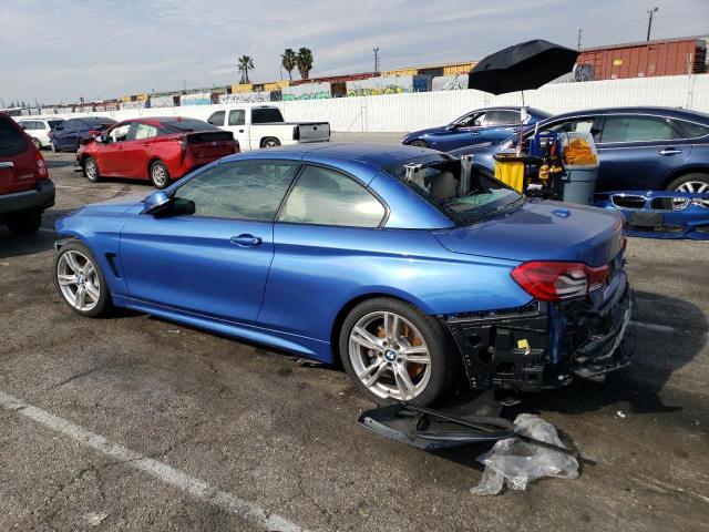 WBA4Z5C57JEE16627 - 2018 BMW 440I BLUE photo 2