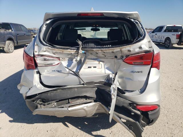 5XYZT3LB8EG147018 - 2014 HYUNDAI SANTA FE S SILVER photo 6