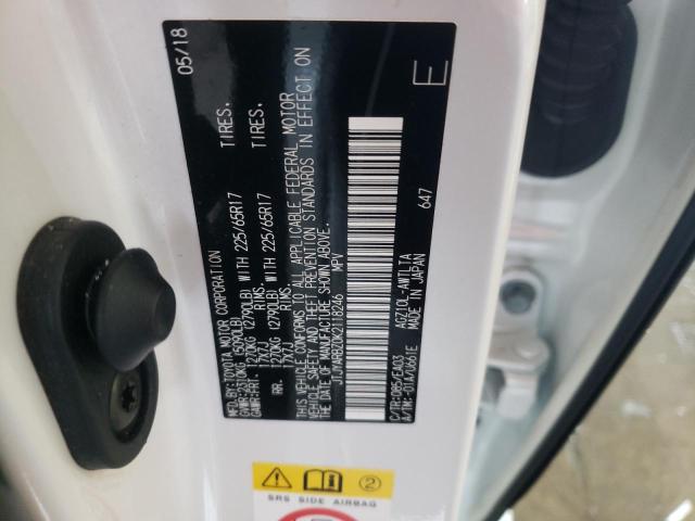 JTJYARBZ0K2118246 - 2019 LEXUS NX 300 BASE თეთრი ფოტო 13