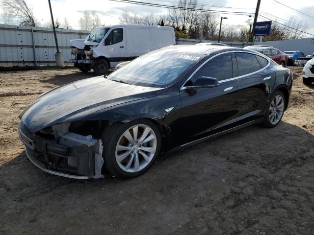 5YJSA1DP3CFP01852 - 2012 TESLA MODEL S Սև լուսանկար 1