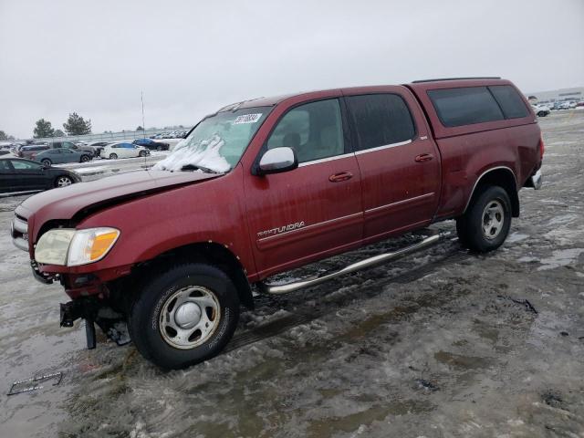 5TBDT44145S472315 - 2005 TOYOTA TUNDRA DOUBLE CAB SR5 RED photo 1