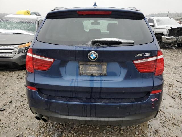 5UXWX7C50CL735844 - 2012 BMW X3 XDRIVE35I BLUE photo 6