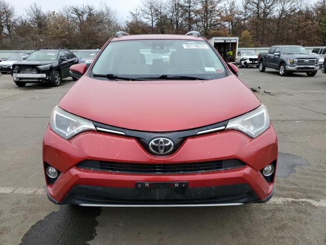 2T3RFREV1HW650946 - 2017 TOYOTA RAV4 XLE RED photo 5