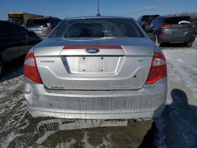 3FAHP0HA0CR145402 - 2012 FORD FUSION SE SILVER photo 6