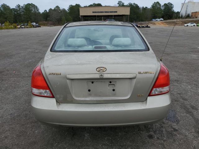 KMHDN45D61U204605 - 2001 HYUNDAI ELANTRA GLS GOLD photo 6