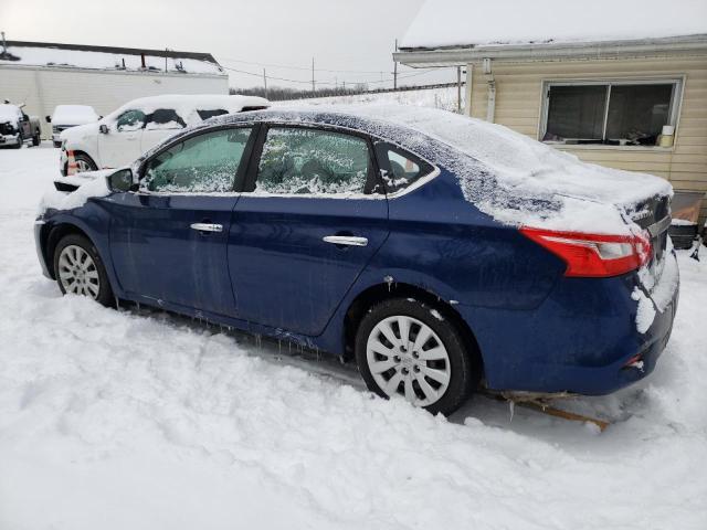 3N1AB7AP7HY252741 - 2017 NISSAN SENTRA S BLUE photo 2