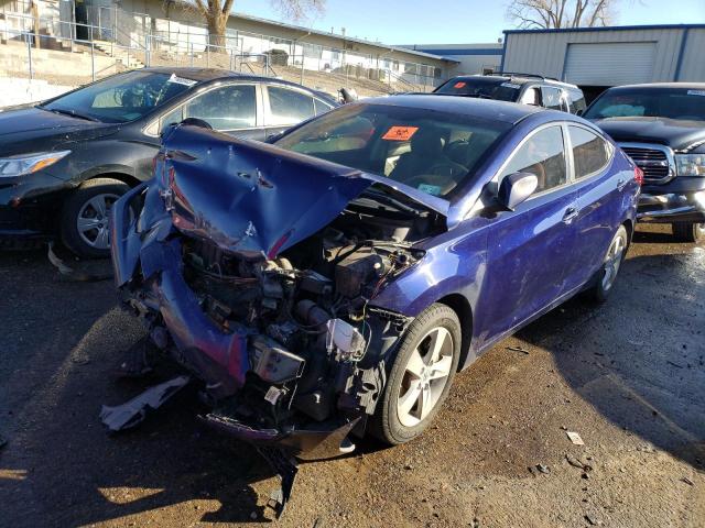 5NPDH4AE3BH058718 - 2011 HYUNDAI ELANTRA GLS BLUE photo 1