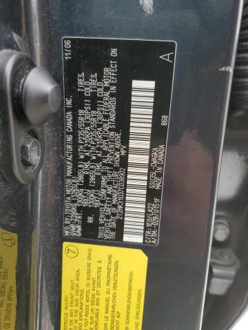 2T2HK31U37C038902 - 2007 LEXUS RX 350 CHARCOAL photo 12