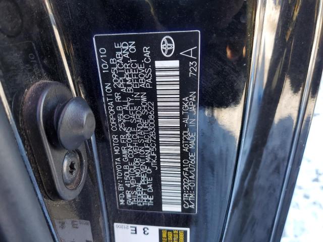 JTKJF5C72B3008622 - 2011 TOYOTA SCION TC შავი ფოტო 12