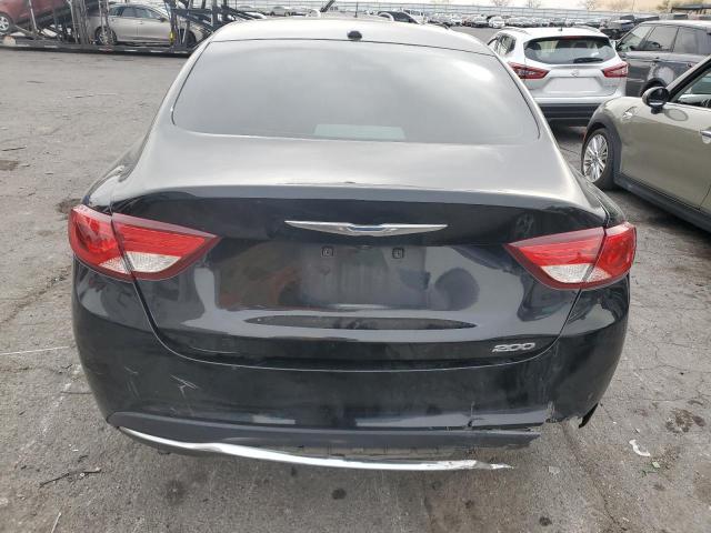 1C3CCCAB3FN539394 - 2015 CHRYSLER 200 LIMITED BLACK photo 6