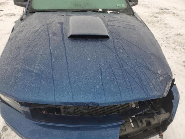 1ZVHT80N085128691 - 2008 FORD MUSTANG BLUE photo 11