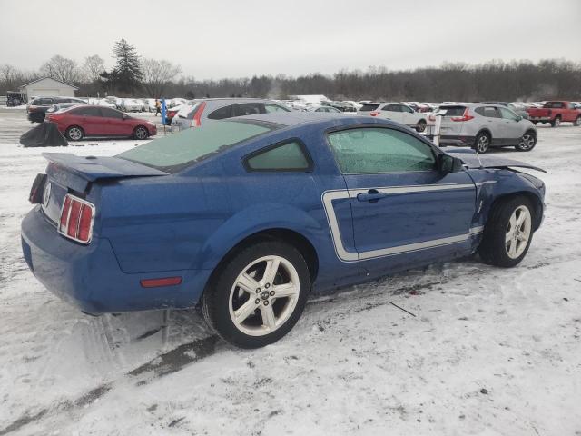 1ZVHT80N085128691 - 2008 FORD MUSTANG BLUE photo 3