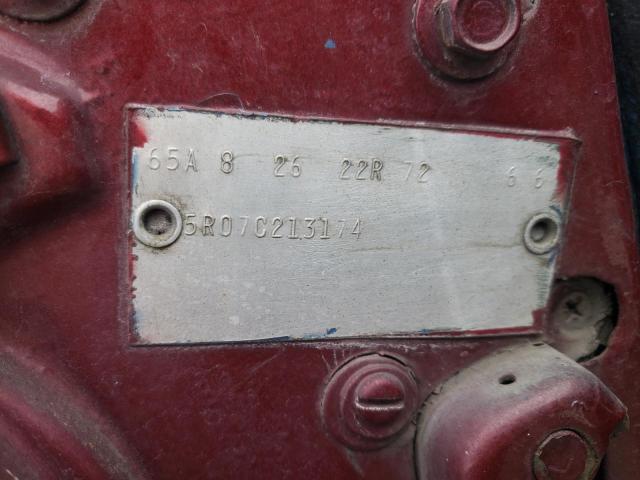 5R07C213174 - 1965 FORD MUST RED photo 12