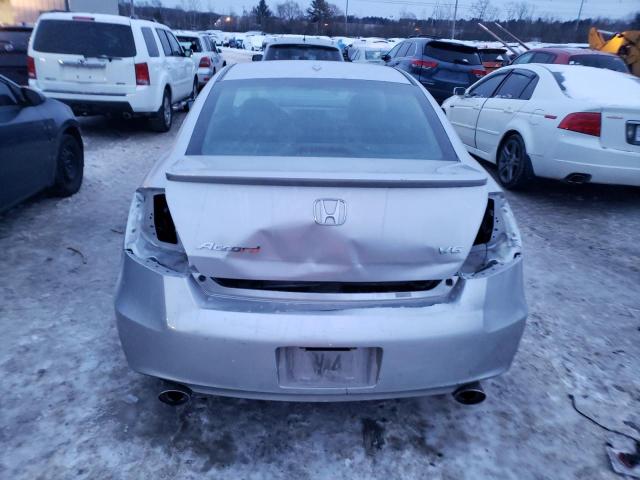 1HGCS2B83CA004128 - 2012 HONDA ACCORD EXL SILVER photo 6