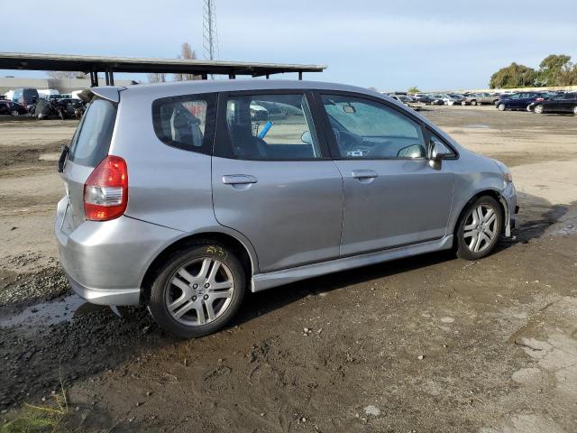 JHMGD38638S030105 - 2008 HONDA FIT SPORT SILVER photo 3