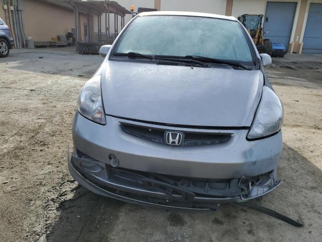 JHMGD38638S030105 - 2008 HONDA FIT SPORT SILVER photo 5