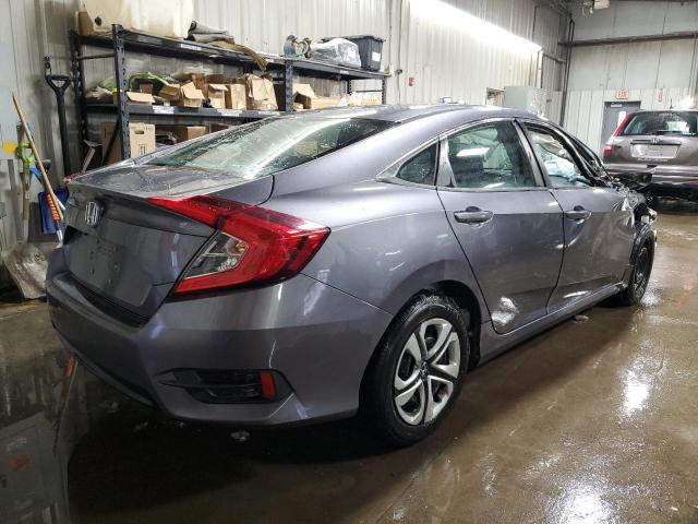 19XFC2F55JE000357 - 2018 HONDA CIVIC LX GRAY photo 3