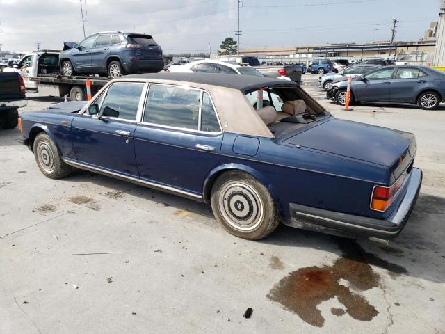 SCAZN42A8GCX15467 - 1986 ROLLS-ROYCE SILVER SPU BLUE photo 2