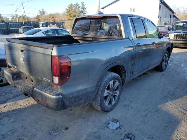 5FPYK3F57KB036801 - 2019 HONDA RIDGELINE RTL GRAY photo 3