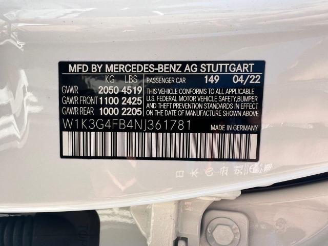 W1K3G4FB4NJ361781 - 2022 MERCEDES-BENZ A 220 4MATIC WHITE photo 10