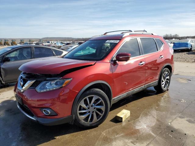 5N1AT2MT3FC816294 - 2015 NISSAN ROGUE S BURGUNDY photo 1