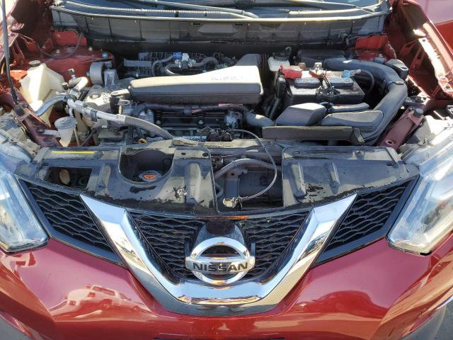 5N1AT2MT3FC816294 - 2015 NISSAN ROGUE S BURGUNDY photo 11