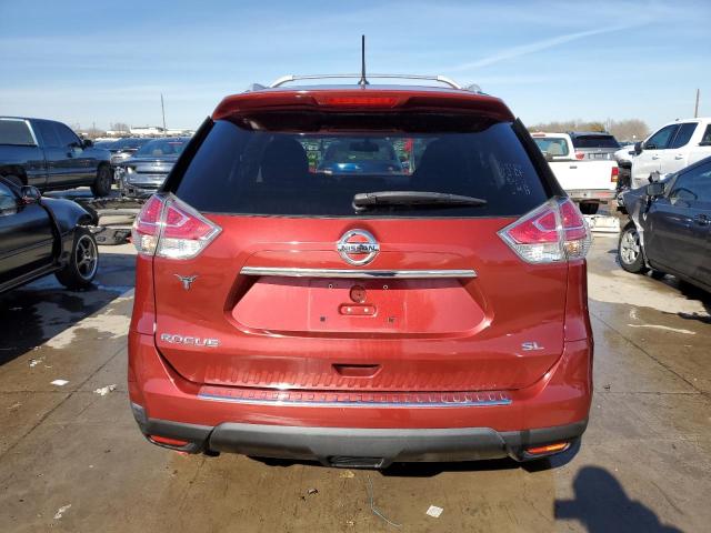 5N1AT2MT3FC816294 - 2015 NISSAN ROGUE S BURGUNDY photo 6