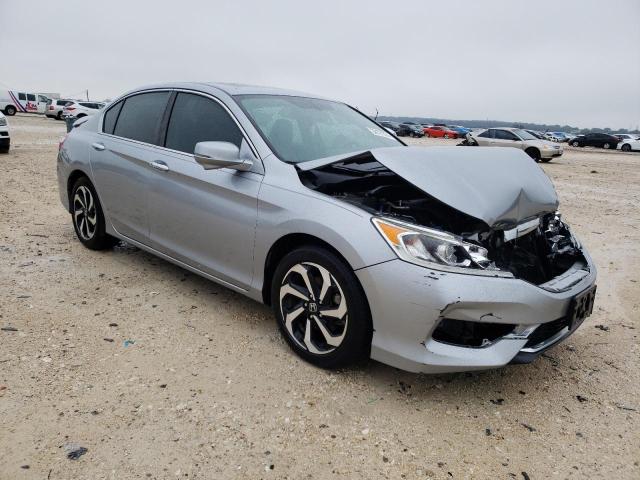 1HGCR2F87HA280227 - 2017 HONDA ACCORD EXL SILVER photo 4