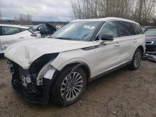 5LM5J7XCXNGL16198 - 2022 LINCOLN AVIATOR RESERVE WHITE photo 1