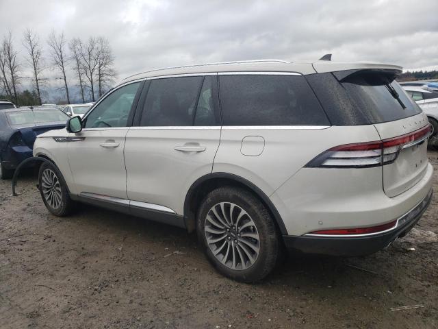 5LM5J7XCXNGL16198 - 2022 LINCOLN AVIATOR RESERVE WHITE photo 2