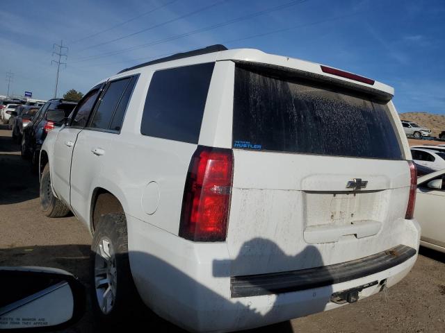 1GNSKBKC2KR275882 - 2019 CHEVROLET TAHOE K1500 LT WHITE photo 2